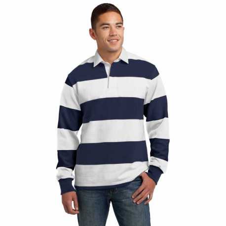 Sport-Tek ST301 Classic Long Sleeve Rugby Polo