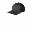 Port Authority C302 Flexfit Melange Mesh Back Trucker Cap