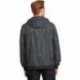 Sport-Tek JST53 Embossed Hooded Wind Jacket