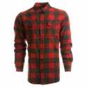 Burnside B8219 Men's Snap-Front Flannel Shirt