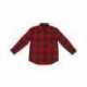 Burnside 4212 Youth Open Pocket Long Sleeve Flannel Shirt