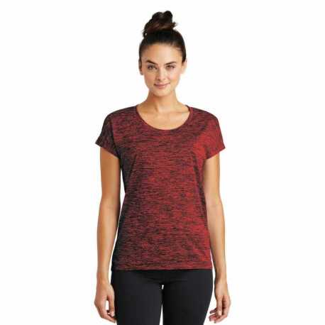 Sport-Tek LST390 Ladies PosiCharge Electric Heather Sporty Tee