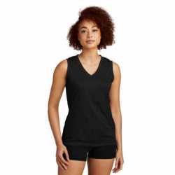 Sport-Tek LST352 Ladies Sleeveless PosiCharge Competitor V-Neck Tee