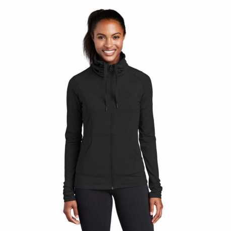 Sport-Tek LST852 Ladies Sport-Wick Stretch Full-Zip Jacket