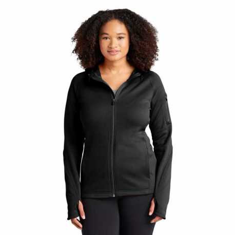 Sport-Tek L248 Ladies Tech Fleece Full-Zip Hooded Jacket