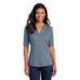 Port Authority LK583 Ladies Stretch Heather Open Neck Top