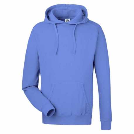 J America 8730JA Unisex Pigment Dyed Fleece Hooded Sweatshirt