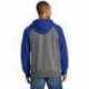 Sport-Tek ST269 Raglan Colorblock Full-Zip Hooded Fleece Jacket