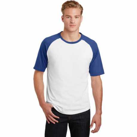 Sport-Tek T201 Short Sleeve Colorblock Raglan Jersey