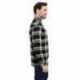 Burnside B8212 Woven Plaid Flannel With Biased Pocket