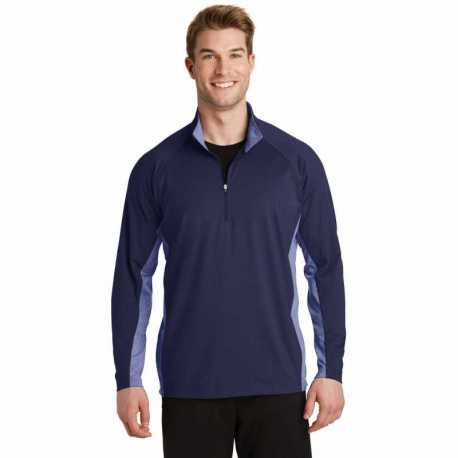 Sport-Tek ST854 Sport-Wick Stretch Contrast 1/4-Zip Pullover