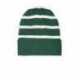 Sport-Tek STC31 Striped Beanie with Solid Band