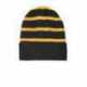 Sport-Tek STC31 Striped Beanie with Solid Band