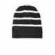 Sport-Tek STC31 Striped Beanie with Solid Band