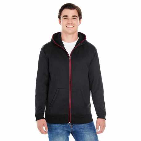 J America JA8668 Adult Glow Full-Zip Hood