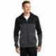 Sport-Tek ST245 Tech Fleece Colorblock Full-Zip Hooded Jacket