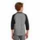 Sport-Tek YT200 Youth Colorblock Raglan Jersey