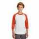 Sport-Tek YT200 Youth Colorblock Raglan Jersey