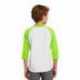 Sport-Tek YT200 Youth Colorblock Raglan Jersey