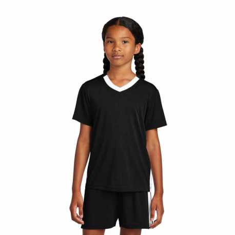 Sport-Tek YST101 Youth Competitor United V-Neck