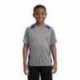 Sport-Tek YST361 Youth Heather Colorblock Contender Tee