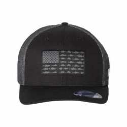 Columbia 183681 PFG Fish Flag Mesh Flexfit Cap