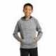 Sport-Tek YST225 Youth PosiCharge Electric Heather Fleece Hooded Pullover