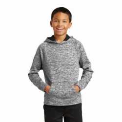 Sport-Tek YST225 Youth PosiCharge Electric Heather Fleece Hooded Pullover