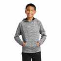 Sport-Tek YST225 Youth PosiCharge Electric Heather Fleece Hooded Pullover