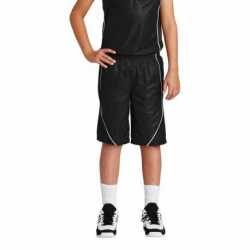 Sport-Tek YT565 Youth PosiCharge Mesh Reversible Spliced Short