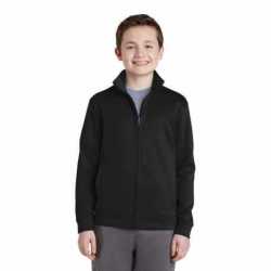 Sport-Tek YST241 Youth Sport-Wick Fleece Full-Zip Jacket