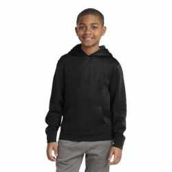 Sport-Tek YST244 Youth Sport-Wick Fleece Hooded Pullover