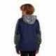 Sport-Tek YST231 Youth Sport-Wick Mineral Freeze Fleece Colorblock Hooded Pullover