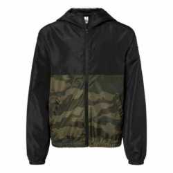 Independent Trading Co. EXP24YWZ Youth Lightweight Windbreaker Full-Zip Jacket