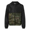 Independent Trading Co. EXP24YWZ Youth Lightweight Windbreaker Full-Zip Jacket