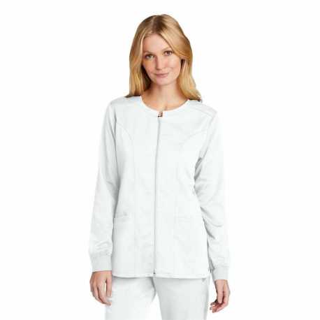 Wink WW4088 Women's Premiere Flex Full-Zip Scrub Jacket