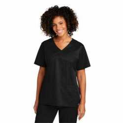 Wink WW4760 Women's WorkFlex Mock Wrap Top