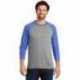 District DM136 Perfect Tri 3/4-Sleeve Raglan