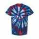 Dyenomite 200T2 Multi-Color Cut-Spiral Tie-Dyed T-Shirt