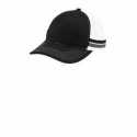 Port Authority C113 Two-Stripe Snapback Trucker Cap