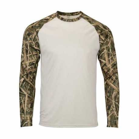 Paragon 236 Jackson Mossy Oak Colorblocked Long Sleeve T-Shirt