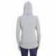 J America JA8431 Ladies Omega Stretch Snap-Placket Hooded Sweatshirt