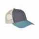 Authentic Pigment AP1919 Tri-Color Trucker Cap