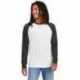 AllMade AL6009 Unisex Tri-Blend Long Sleeve Colorblock Raglan