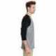 Gildan G570 Adult Heavy Cotton Three-Quarter Raglan Sleeve T-Shirt