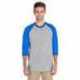 Gildan G570 Adult Heavy Cotton Three-Quarter Raglan Sleeve T-Shirt