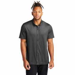 Mercer+Mettle MM1006 Stretch Pique Full-Button Polo