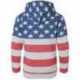 J America 8880JA Youth Triblend Pullover Hooded Sweatshirt