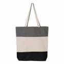 Q-Tees Q125900 11L Tri-Color Tote