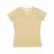 LAT 3591 Ladies V-Neck Harborside Melange Jersey T-Shirt